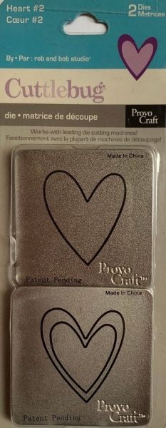 Stanzschablone Cuttlebug Herz / Hearts